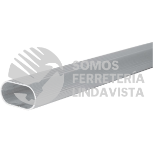 TCLO3 TUBO OVALADO PARA CLOSET 3 M, DE ALUMINIO LOCK