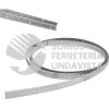 LBP33H BISAGRA PIANO BARRENADAS 1-1/2" X 3.5 M, NATURAL, EN CAJA LOCK
