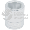 5527HM DADO CUADRO DE 3/4", 6 PUNTAS, METRICO, 27 MM URREA
