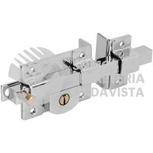 L560ICB CERRADURA DE BARRA FIJA FUNCION IZQUIERDA, CROMO BRILLANTE, LLAVE ESTANDAR, EN CAJA LOCK