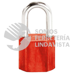 L9L38ERJ CANDADO NO.9 LARGO 38 MM, COLOR ROJO LOCK