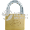 L22S63ELBB CANDADO DE ACERO CORTO 63 MM, ACABADO LATONADO, LLAVE ESTANDAR LOCK