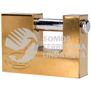 L22C70ELBB CANDADO DE ACERO PARA CORTINA 70 MM, LATON BRILLANTE, LLAVE ESTANDAR LOCK