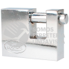 L22C70TCSB CANDADO DE ACERO PARA CORTINA 70 MM, CROMO SATINADO, LLAVE TETRA LOCK