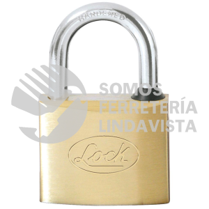 L20S40EB CANDADO DE LATON CORTO 40 MM, LLAVE ESTANDAR LOCK