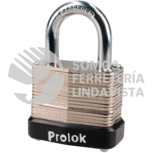 L24S30EB CANDADO LAMINADO CORTO 30 MM, LLAVE ESTANDAR PROLOK