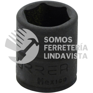 6912H DADO DE IMPACTO CUADRO DE 1/4", 6 PUNTAS, EN PULGADAS, 3/8" URREA