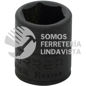 6916H DADO DE IMPACTO CUADRO DE 1/4", 6 PUNTAS, EN PULGADAS, 1/2" URREA