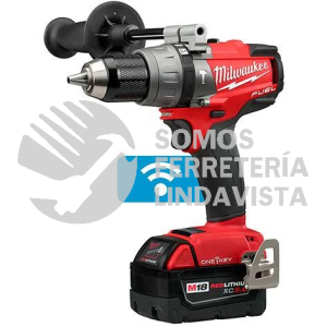 2706-22 JUEGO DE TALADRO PERCUTOR DESTORNILLADOR DE 1/2" M18 CON 2 BAT CARGADOR Y ESTUCHE  MILWAUKEE