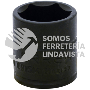 6915M DADO DE IMPACTO CUADRO DE 1/4", 6 PUNTAS, METRICO, 15 MM URREA
