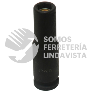7712HM DADO DE IMPACTO LARGO CON IMAN CUADRO DE 3/8", 6 PUNTAS, EN PULGADAS, 3/8" URREA