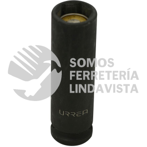 7716HM DADO DE IMPACTO LARGO CON IMAN CUADRO DE 3/8", 6 PUNTAS, EN PULGADAS, 1/2" URREA