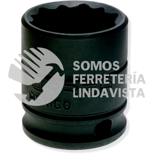 7216 DADO DE IMPACTO CUADRO DE 3/8", 12 PUNTAS, EN PULGADAS, 1/2" URREA