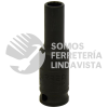 7712 DADO DE IMPACTO LARGO CUADRO DE 3/8", 12 PUNTAS, EN PULGADAS, 3/8" URREA
