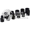 72202 JUEGO DE DADOS DE IMPACTO CUADRO DE 3/8", 6 PUNTAS, METRICOS, 11 PIEZAS URREA