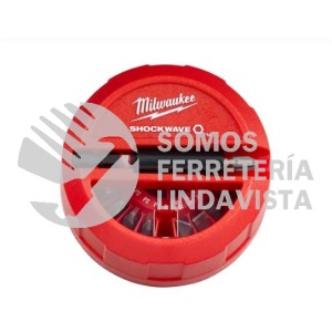 48-32-4011 JUEGO DE PUNTAS BROCAS CON PORTABROCAS SHOCKWAVE 22 PIEZAS MILWAUKEE