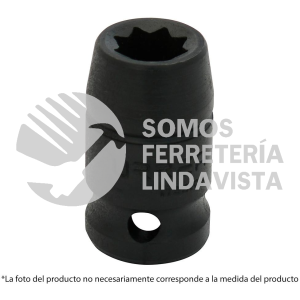 7416S DADO DE IMPACTO CUADRO DE 1/2", 8 PUNTAS, EN PULGADAS, 1/2" URREA