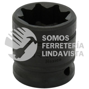 7432S DADO DE IMPACTO CUADRO DE 1/2", 8 PUNTAS, EN PULGADAS, 1" URREA