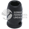 7412H DADO DE IMPACTO CUADRO DE 1/2", 6 PUNTAS, EN PULGADAS, 3/8" URREA