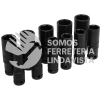 73112D JUEGO DE DADOS LARGOS DE IMPACTO PARED DELGADA CUADRO DE 1/2", 6 PUNTAS, EN PULGADAS, 11 P URREA