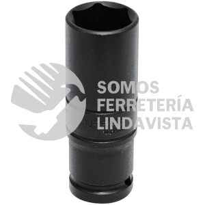 7334HD DADO DE IMPACTO LARGO PARED DELGADA CUADRO DE 1/2", 6 PUNTAS, EN PULGADAS, 1-1/16" URREA
