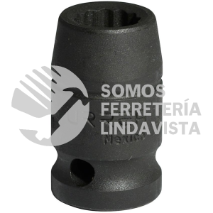 7415MT DADO DE IMPACTO CUADRO DE 1/2", 12 PUNTAS, METRICO, 15 MM URREA