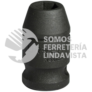 7413M DADO DE IMPACTO CUADRO DE 1/2", 6 PUNTAS, METRICO, 13 MM URREA