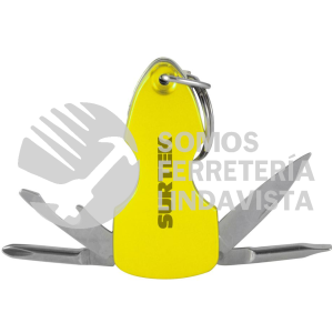 120528 PINZA MULTIHERRAMIENTA 6 EN 1 TIPO LLAVERO SURTEK