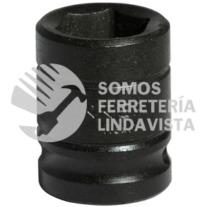 7434M DADO DE IMPACTO CUADRO DE 1/2", 6 PUNTAS, METRICO, 34 MM URREA