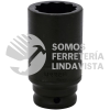 7317MT DADO DE IMPACTO LARGO CUADRO DE 1/2", 12 PUNTAS, METRICO, 17 MM URREA