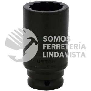 7327MT DADO DE IMPACTO LARGO CUADRO DE 1/2", 12 PUNTAS, METRICO, 27 MM URREA