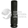 7308M DADO DE IMPACTO LARGO CUADRO DE 1/2", 6 PUNTAS, METRICO, 8 MM URREA