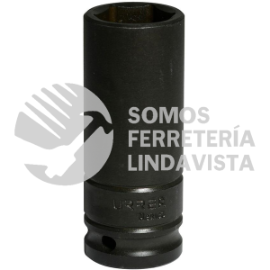 7324M DADO DE IMPACTO LARGO CUADRO DE 1/2", 6 PUNTAS, METRICO, 24 MM URREA