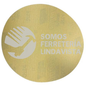 63642506230 DISCO DE LIJA PAPEL NORGRIP GOLD 6" RESERVE A296 IN 152 4MM GRANO 320 ALO NORTON