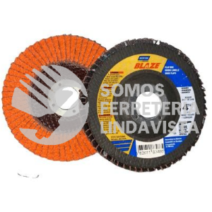 66261183486 DISCO LAMINADO RESPALDO FIBRA TIPO 29 BLAZE R980P 4-1/2"X7/8" GRANO 36 NORTON
