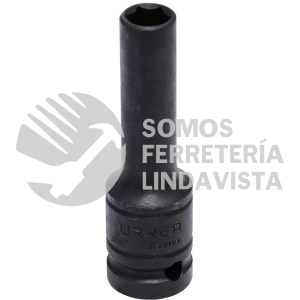 7316MD DADO DE IMPACTO LARGO PARED DELGADA CUADRO DE 1/2", 6 PUNTAS, METRICO, 16 MM URREA