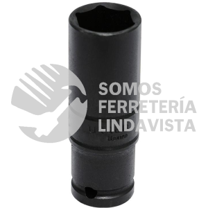 7322MD DADO DE IMPACTO LARGO PARED DELGADA CUADRO DE 1/2", 6 PUNTAS, METRICO, 22 MM URREA