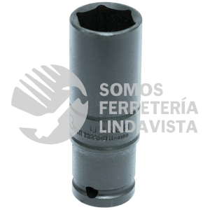 7323MD DADO DE IMPACTO LARGO PARED DELGADA CUADRO DE 1/2", 6 PUNTAS, METRICO, 23 MM URREA