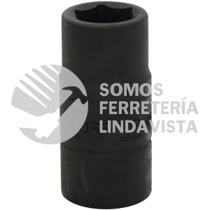 742426 DADO DE IMPACTO CORTO DOBLE BOCA EN PULGADAS CUADRO DE 1/2", 3/4" X 13/16" URREA