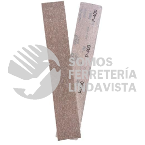 66261133296 TIRA DE LIJA PAPEL HOJA DE LIJA TIPO A275 2-3/4X16-1/2 IN 70X419MM NORGRIP GRANO P400 NORTON