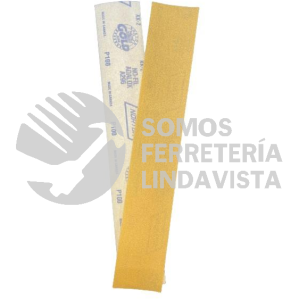 63642506238 HOJA GOLD TIRA DE LIJA PAPEL ADALOX A296 2-3/4X16-1/2 IN 70X419MM NORGRIP GRANO 100 NORTON