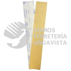 63642506239 HOJA GOLD TIRA DE LIJA PAPEL ADALOX A296 2-3/4X16-1/2IN 70X419MM NORGRIP GRANO 120 NORTON