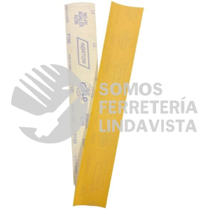 63642506241 HOJA GOLD TIRA DE LIJA PAPEL ADALOX A296 2-3/4X16-1/2 70X419MM NORGRIP GRANO 180 NORTON