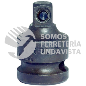7651 ADAPTADOR CON PERNO PARA DADO DE IMPACTO CUADRO DE 1/2" HEMBRA A 3/8" MACHO URREA