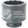 7535T DADO DE IMPACTO CUADRO DE 3/4", 12 PUNTAS, EN PULGADAS, 2-3/16" URREA