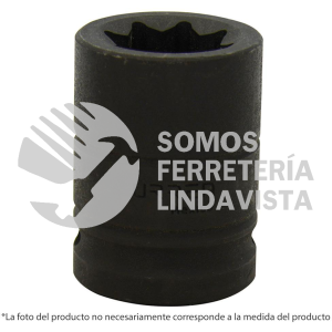 7512S DADO DE IMPACTO CUADRO DE 3/4", 8 PUNTAS, EN PULGADAS, 3/4" URREA