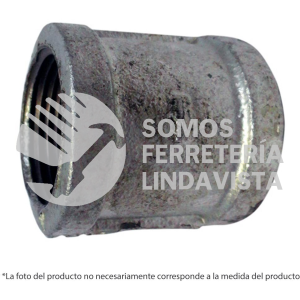 511-207LR COPLE HM GALVANIZADO CUERDA STD 1-1/2" MUELLER
