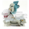 LS1221 SIERRA DE INGLETE COPMUESTA 305MM 12" 4,000 RPM CORTE IZQ 45 GRADOS C/FRENO, BOLSA P/POLVO 1,650W MAKITA