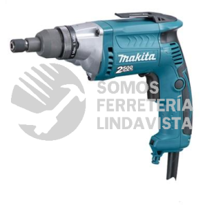 FS2701 ATORNILLADOR 1/4" V V R 0-2,500 RPM P/LAMINAA AJUSTE TORQUE CAMBIO RAPIDO C/LUZ 570W MAKITA