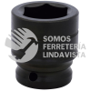 7520 DADO DE IMPACTO CUADRO DE 3/4", 6 PUNTAS, EN PULGADAS, 1-1/4" URREA